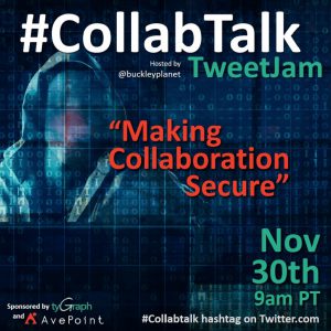 #CollabTalk TweetJam November 2021